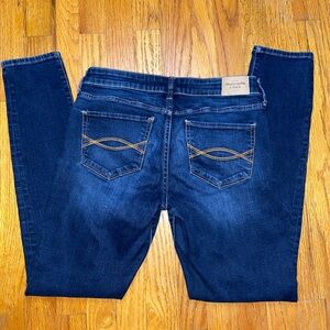 Abercrombie & Fitch Super Skinny Jeans Size 6S 28x29 Dark Wash A&F